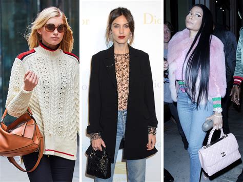 See What Nicki Minaj, Elsa Hosk, & Alexa Chung Are Carrying